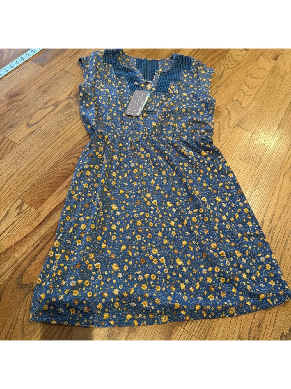 DANIELRAINN WOMENS BLUE FLORAL DRESS NEW SMALL STITCH FIX